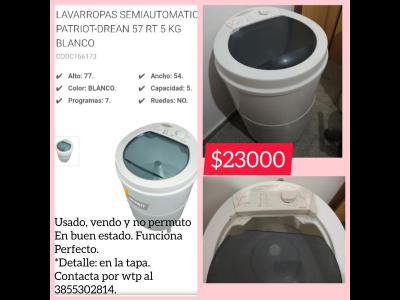 Varios Hogar, Muebles y Jardin Vendo Lavarropa Drean Patriot Rt